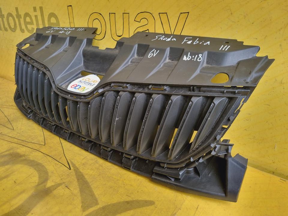 Skoda Fabia 6V Kühlergrill ab 2018 Original 6V0853653 ✅