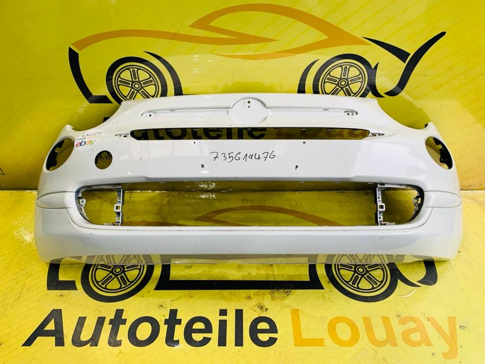 Fiat 500 Facelift Stoßstange vorne Original 735619476 ✅